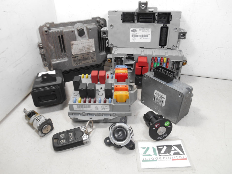 Kit Chiave ECU Alfa 159 SW 1.9 JTDM 150cv 939A2000 2008 51821929 50510425 50513353 50510423