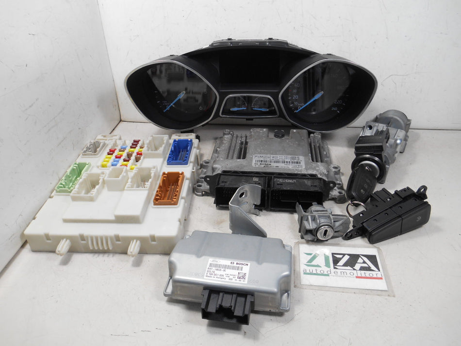 Kit Chiave ECU Ford Focus III Res 1.5TDCI 70kw XXDC 2016 F1F1-12A650-RB