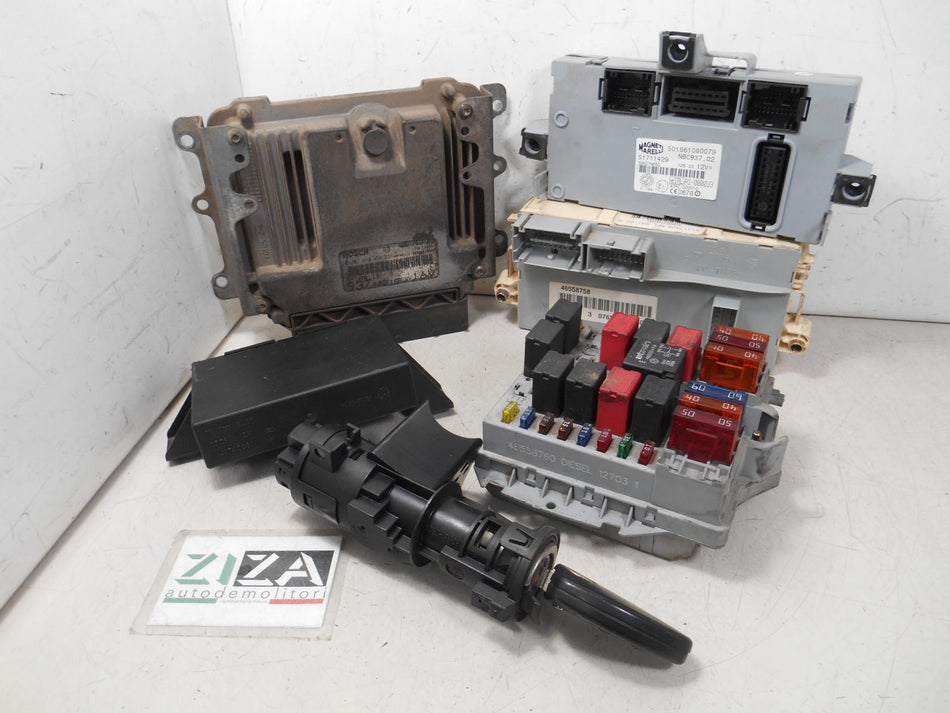 Kit Chiave ECU Alfa 147 1.9 JTD 140cv 192A5000 2003 55188111 0281010455