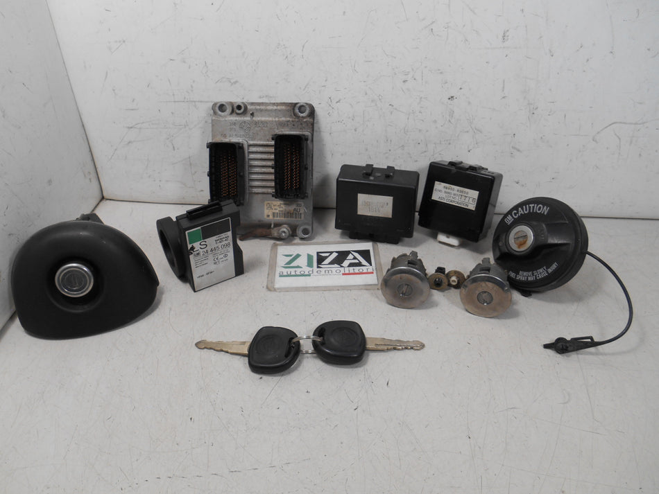 Kit Chiave ECU Opel Agila A 1.2 16V 55kw 75cv Z12XE 2001 0261207426 24456865