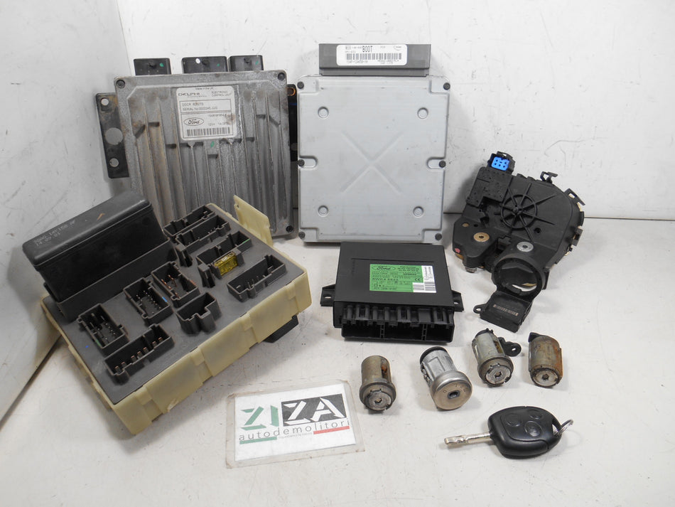 Kit Chiave ECU Ford Focus I 1.8 85kw F9DA 2002 1S4F-12A650-XH 1S4A-9F954-CJ