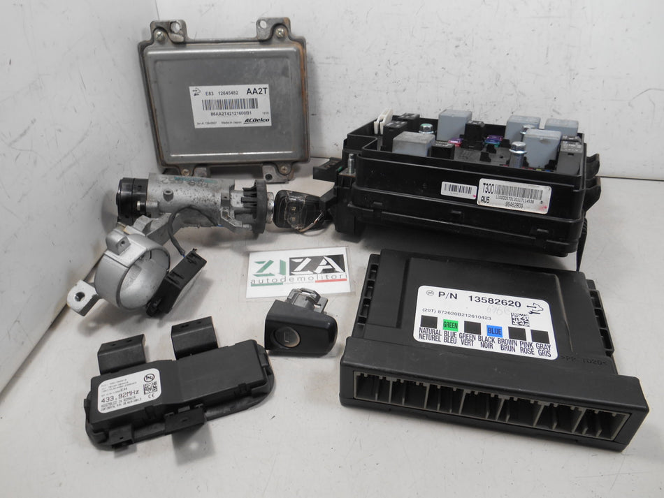 Kit Chiave ECU Chevrolet Aveo T300 1.2 70cv A12XER 2012 12645482