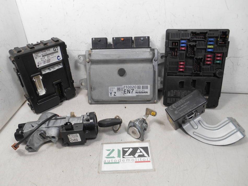 Kit Chiave ECU Nissan Micra K13 1.2 B/GPL 59kw 80cv HR12 2016 NEC001-844
