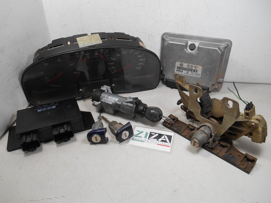 Kit Chiave ECU VW Passat 3B 1.9 TDI 110cv AFN 1998 038906018P 3B0919881N