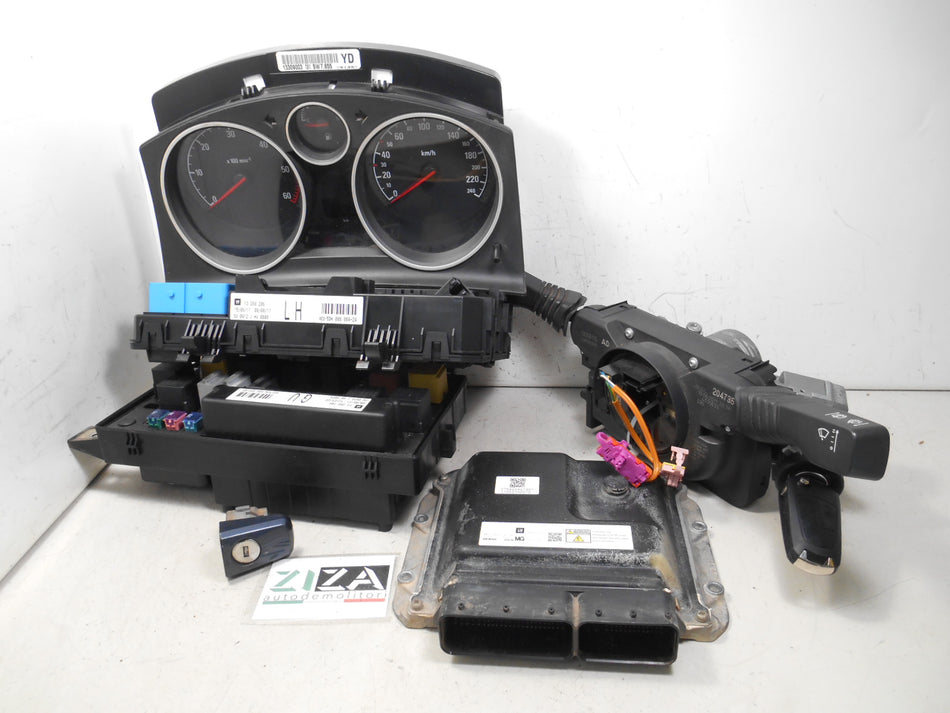 Kit Chiave ECU Opel Zafira B 1.7 CDTI 110cv A17DTR 2011 98113172 13309003