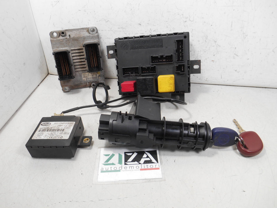 Kit Chiave ECU Fiat Brava 1.2 80cv 188A5000 2001 0261206983 46533391