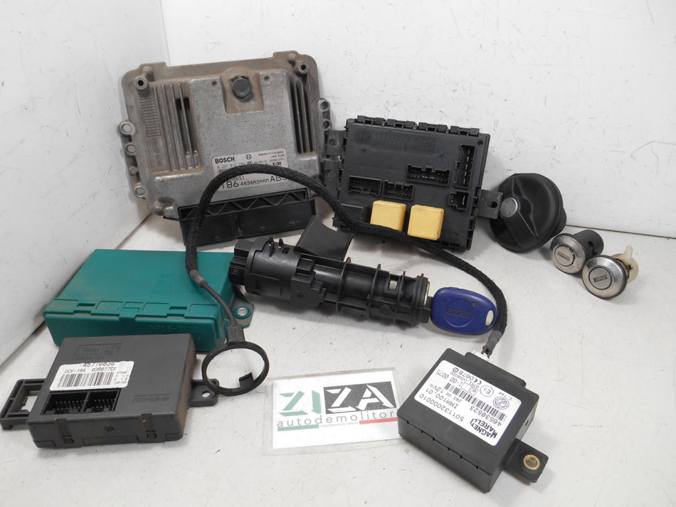 Kit Chiave ECU Fiat Multipla II 1.9 Mjet 120cv 186A9000 2007 55200651 0281012294
