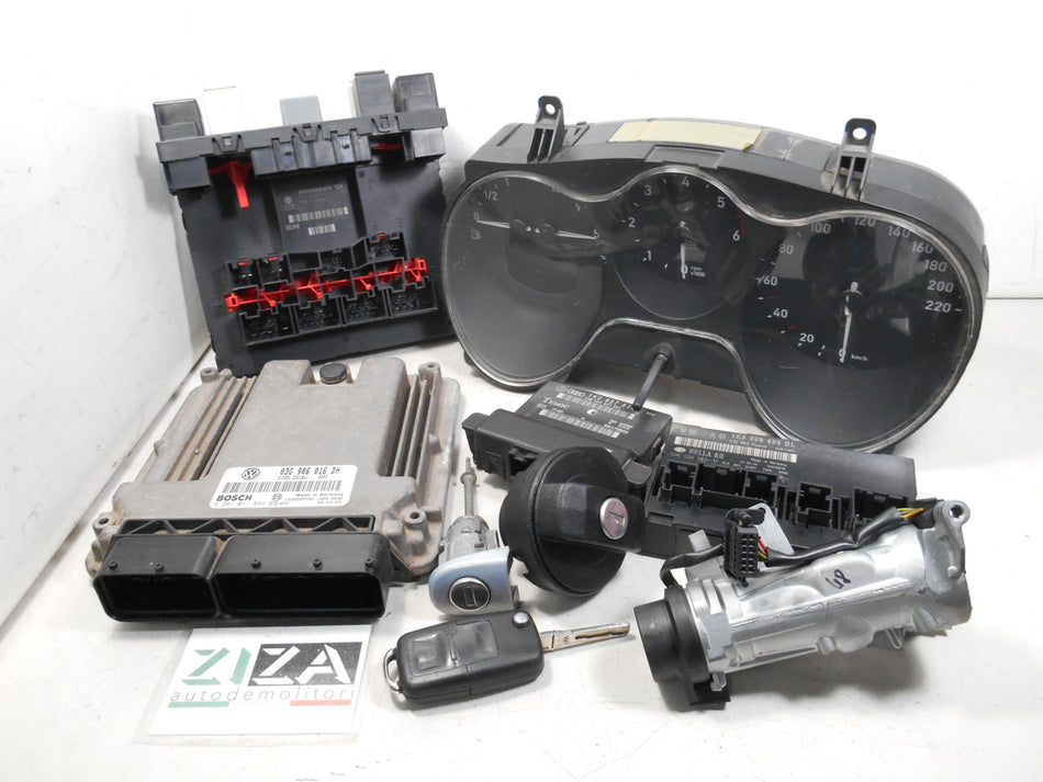 Kit Chiave ECU Seat Altea 1.9 TDI 105cv BJB 2005 03G906016DH 0281011864