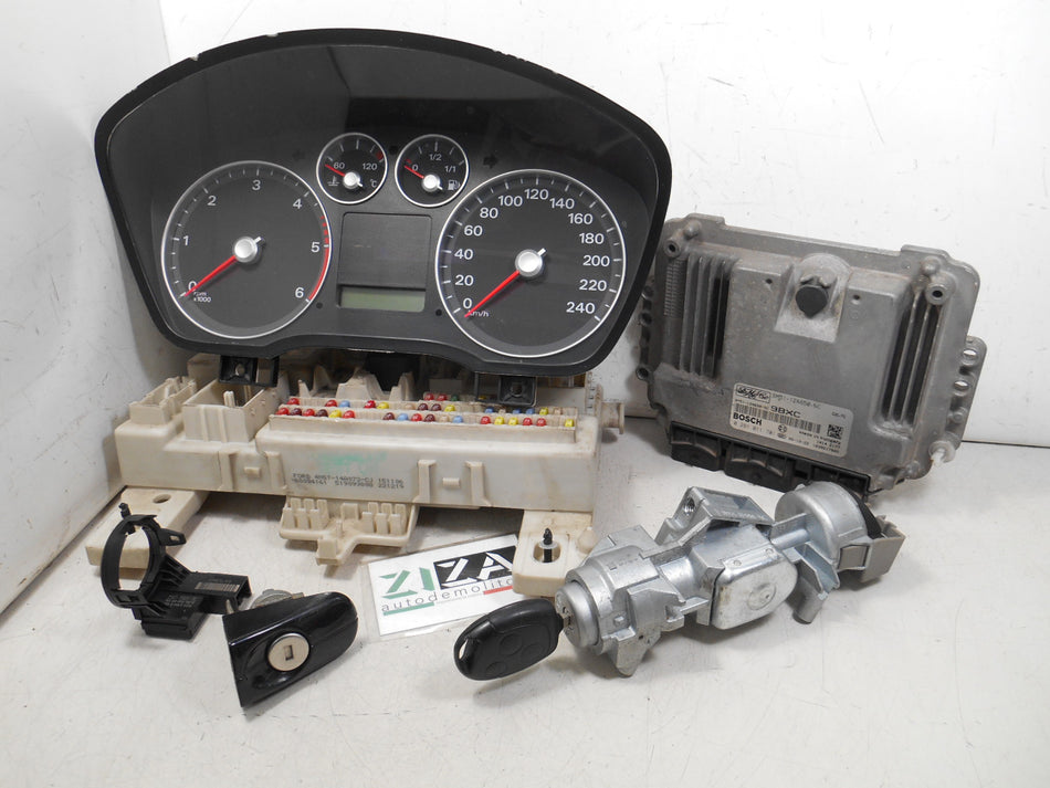 Kit Chiave ECU Ford Focus II 1.6 TDCI 66kw 90cv HHDA 2006 
6M51-12A650-NC