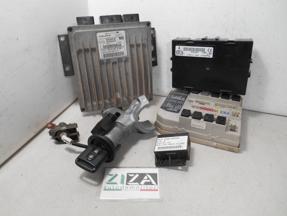 Kit Chiave ECU Nissan Micra K12 1.5 DCI 48kw 65cv K9K 2005 8200498188 8200524032