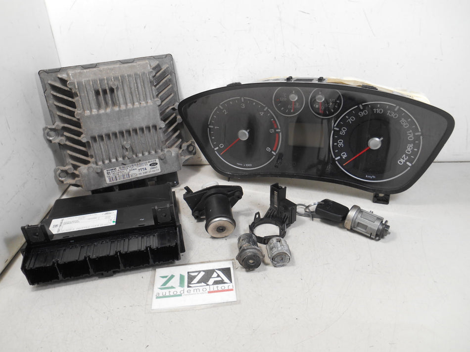 Kit Chiave ECU Ford Fiesta V 1.4 TDCI 50kw 68cv F6JB 2007 7S61-12A650-EA