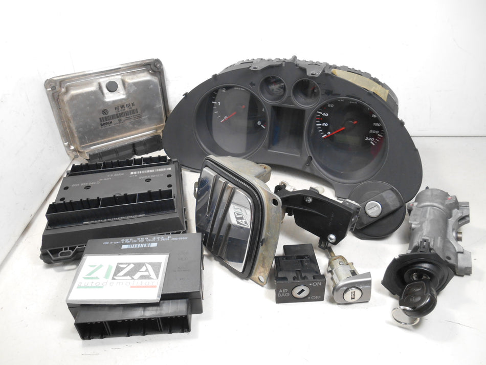 Kit Chiave ECU Seat Ibiza 6L 1.4 TDI 55kw AMF 2005 045906019BG 6Q1937049D