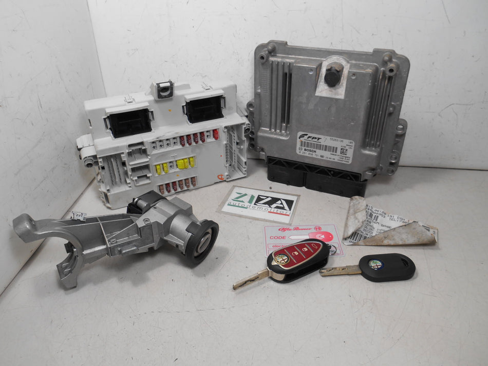 Kit Chiave ECU Alfa Giulietta 1.6 JTDM 105cv 940A3000 2015 55263136 50537358 0281030791