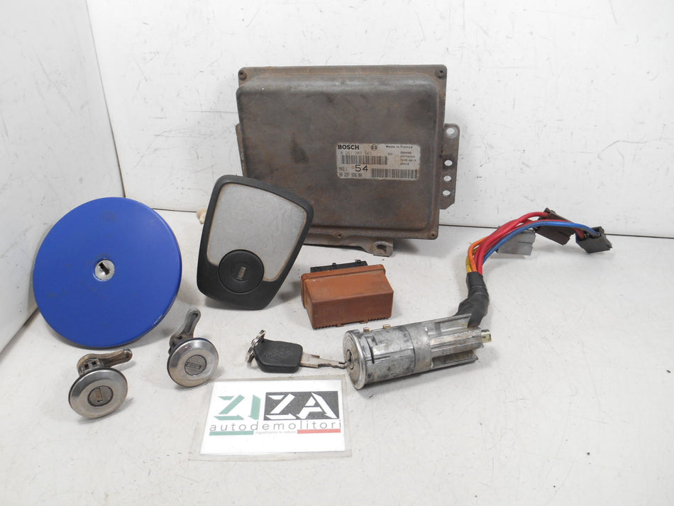Kit Chiave ECU Peugeot 106 I 1.0 37kw 50cv CDZ 1996 0261203943 9623792680
