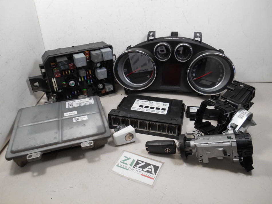 Kit Chiave ECU Opel Mokka A 1.6 CDTI 100kw B16DTH 2015 55491600 13594469
