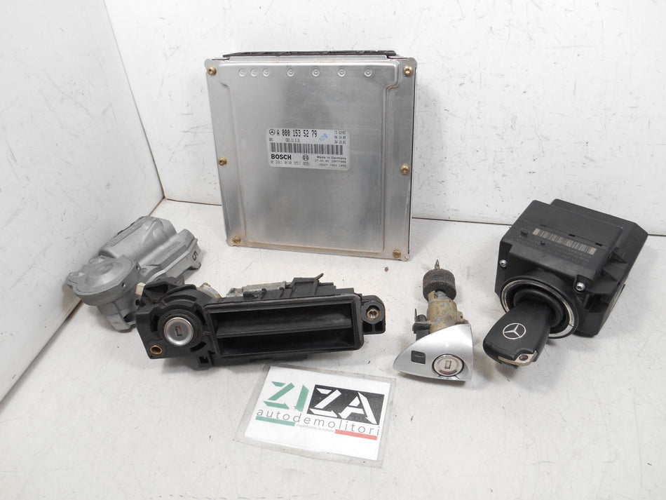 Kit Chiave ECU Mercedes W203 C220 2.2 143cv 611962 2002 A0001535279