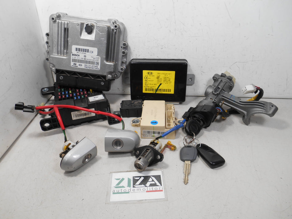 Kit Chiave ECU Kia Sportage KM 2.0 140cv D4EA 2006 0281013420 39114-27345