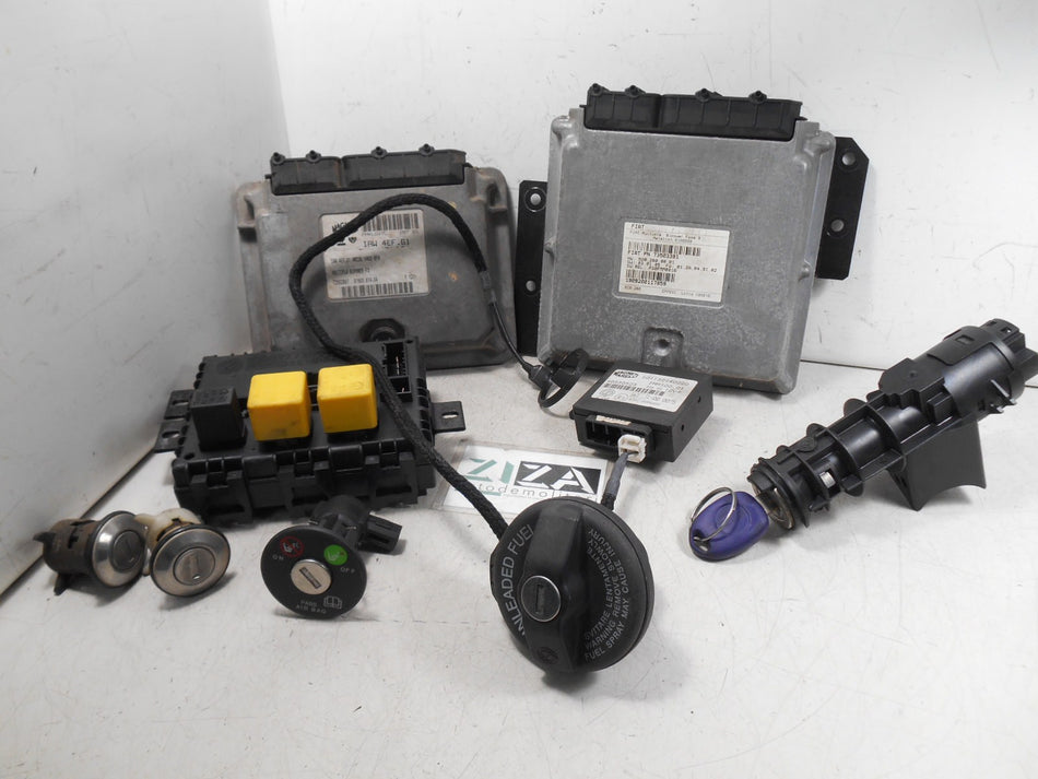 Kit Chiave ECU Fiat Multipla I 1.6 B/Met 76kw 182B6000 2001 73502897 73503391 46538523