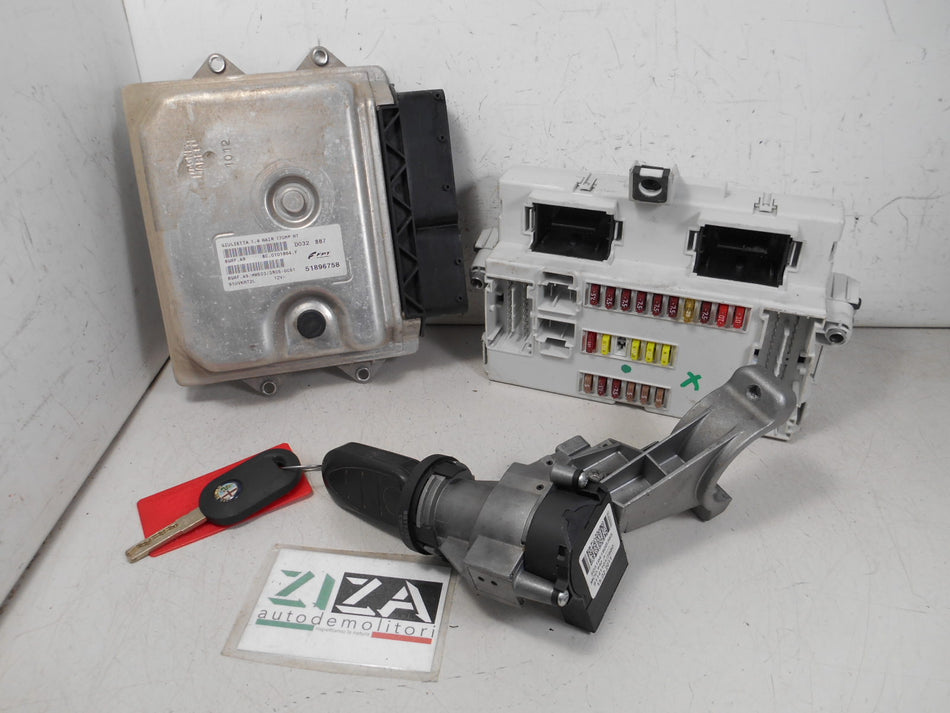 Kit Chiave ECU Alfa Giulietta 1.4 16V 170cv 940A2000 2011 51896758 8GMFA9