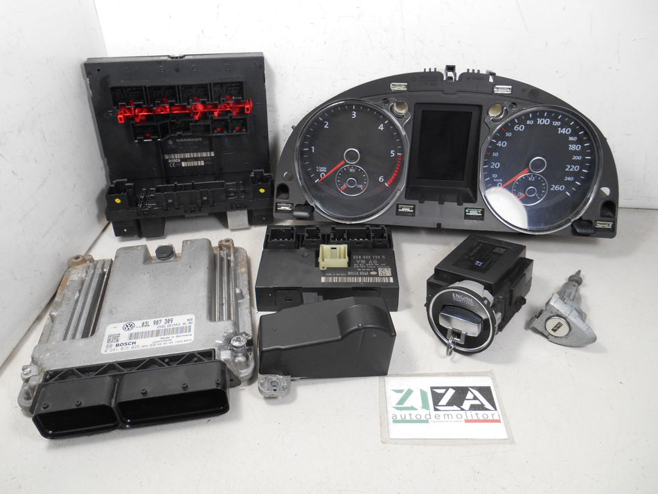 Kit Chiave ECU VW Passat 3C SW 2.0 TDI 170cv CBB 2009 03L907309 0281015029