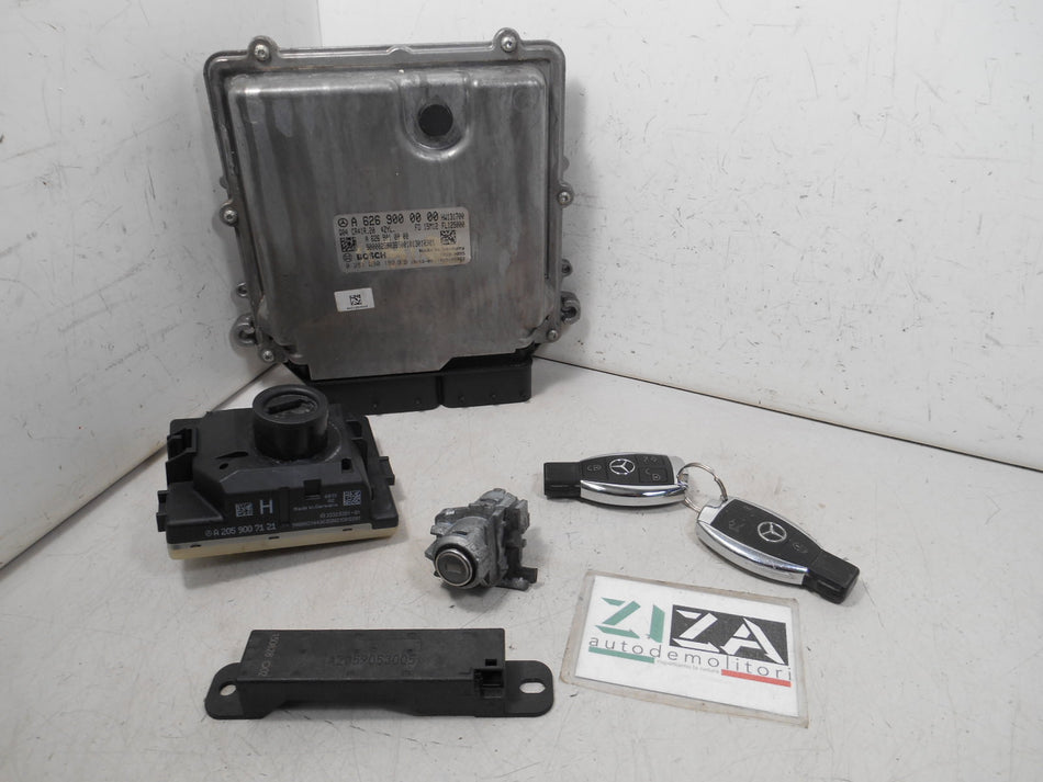 Kit Chiave ECU Mercedes W205 SW S205 1.6 85kw 115cv R9M 2016 A62690000