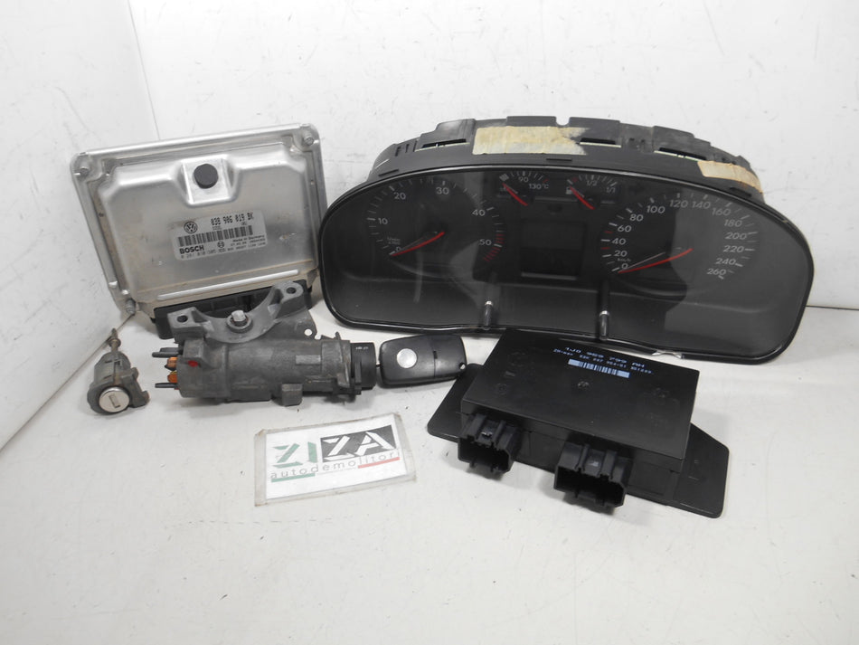 Kit Chiave ECU VW Passat 3B 1.9 TDI 115cv 85kw ATJ 038906019BK 0281010305