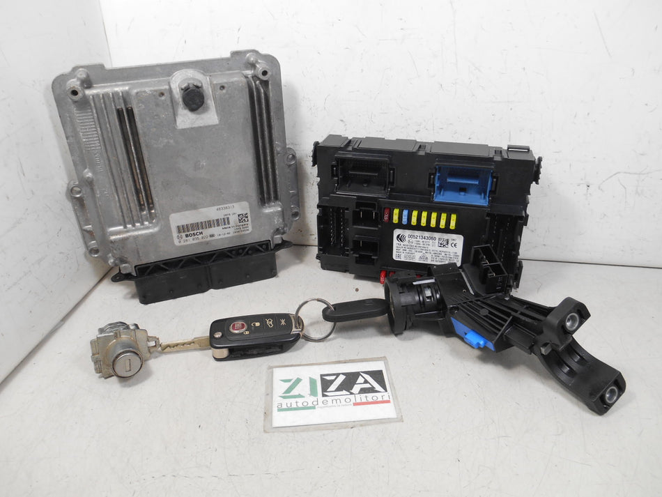 Kit Chiave ECU Fiat 500X 334 1.6 Mjet 120cv 55280444 2019 46338313 0281035022