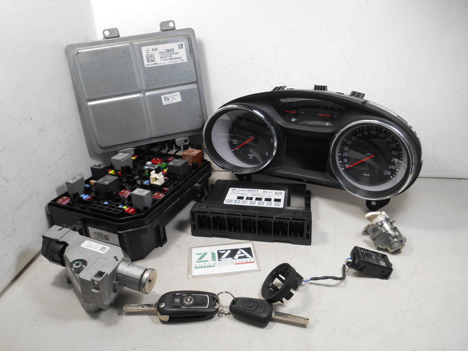 Kit Chiave ECU Opel Astra K SW 1.6D 110cv B16DTE OPT 2018 55503869