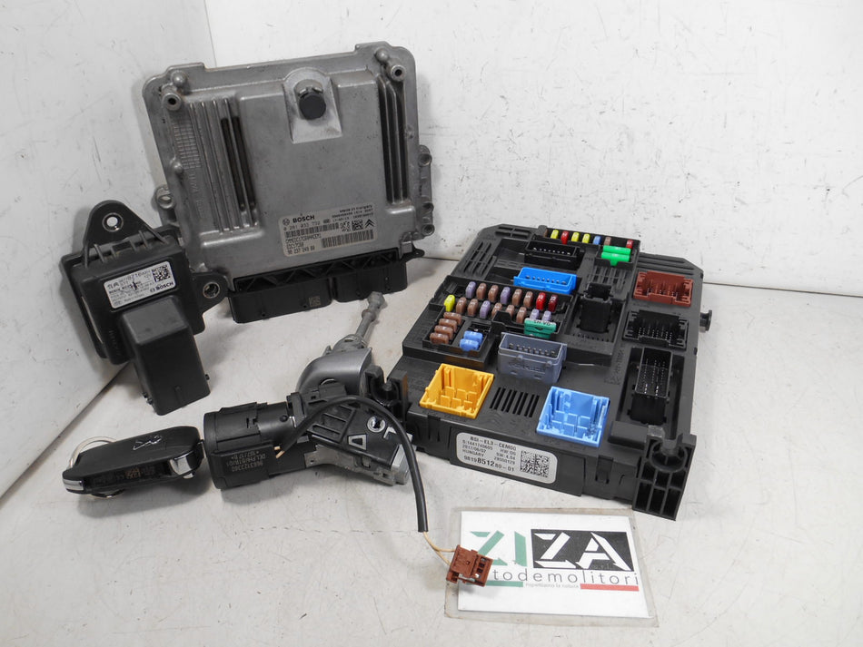 Kit Chiave ECU Peugeot 3008 II 1.6 BlueHDi 120cv BH01 2017 9823724980
