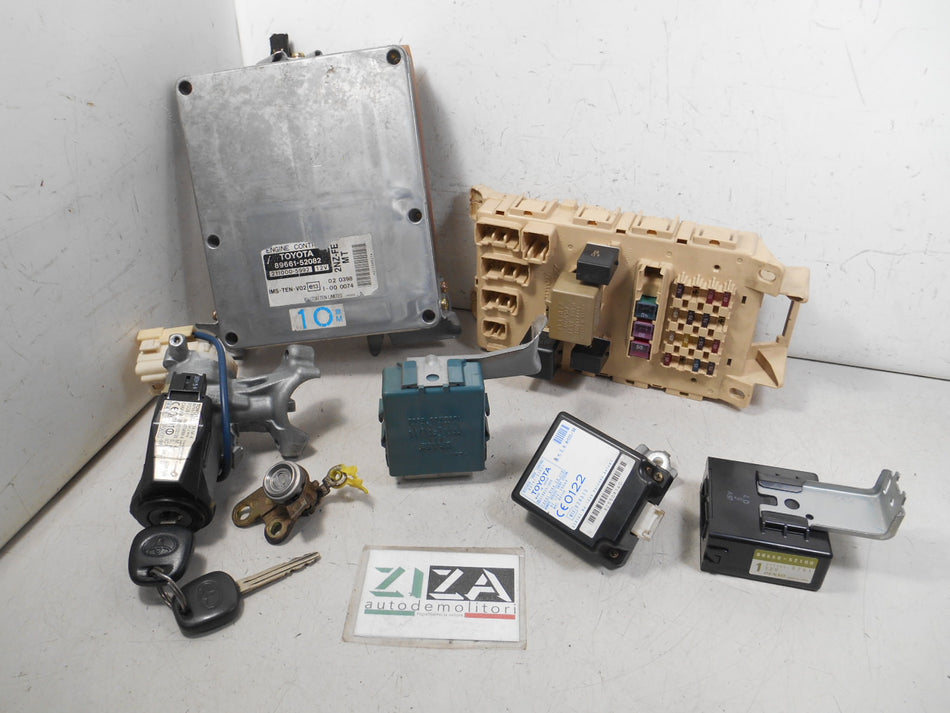 Kit Chiave ECU Toyota Yaris XP10 1.3 63kw 86cv 2NZFE 2002 89661-52080