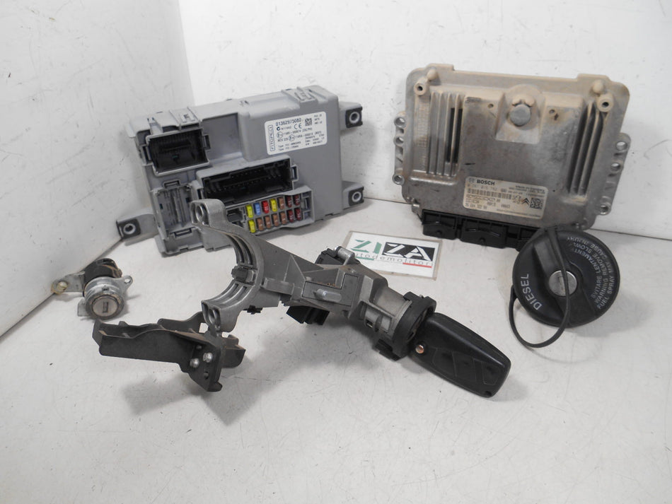 Kit Chiave ECU Peugeot Bipper 1.4 HDI 50kw 68cv 8HS 2010 9666432280 EDC16C34