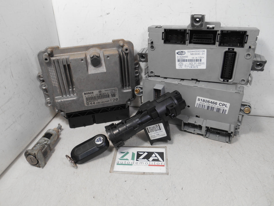 Kit Chiave ECU Lancia Delta 844 1.6 120cv 198A2000 2011 51853777 51826465