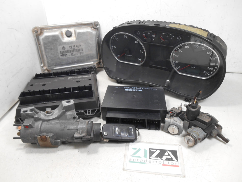 Kit Chiave ECU VW Polo 9N3 1.4 TDI 80cv BNV 2006 045906019CA 0281012195