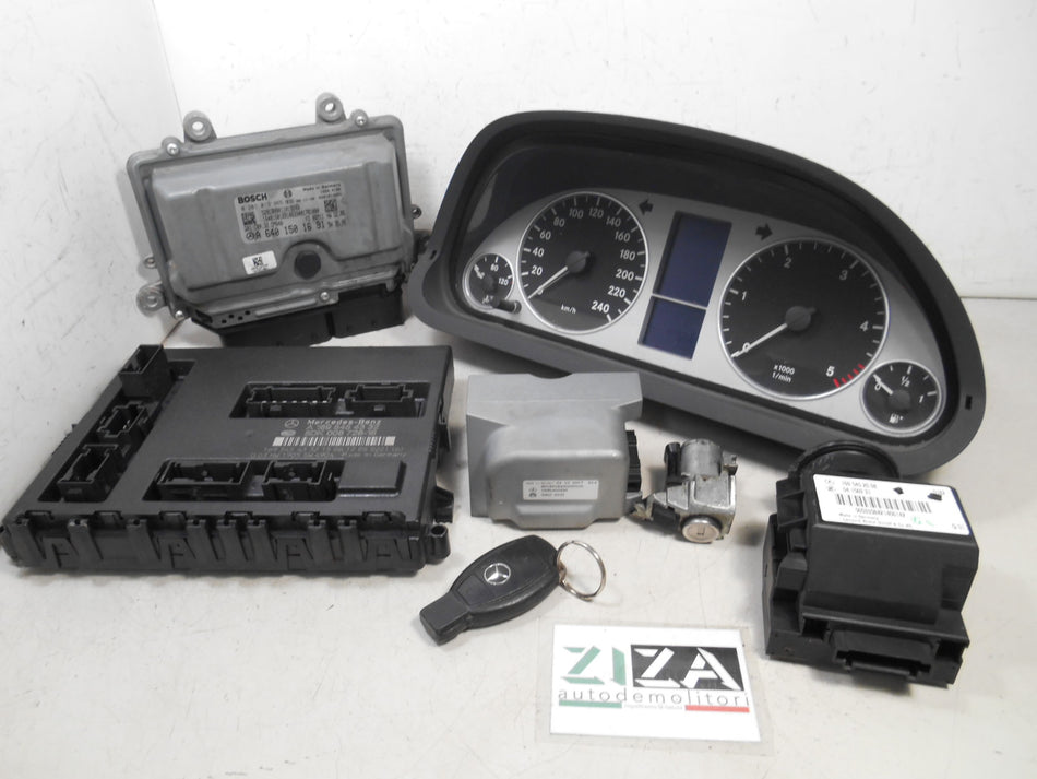 Kit Chiave ECU Mercedes W245 B180 2.0 80kw 640940 2006 A6401501691