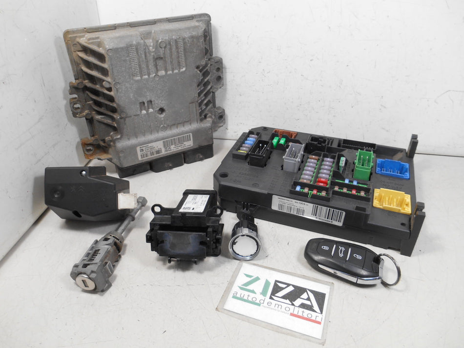 Kit Chiave ECU Citroen C4 Picasso II 1.6 84kw 9H05 2014 9808376980 9806687980