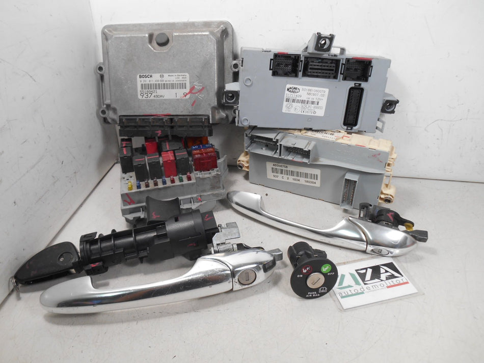 Kit Chiave ECU Alfa 147 1.9 JTD 115cv 937A2000 2004 0281011488 55189421