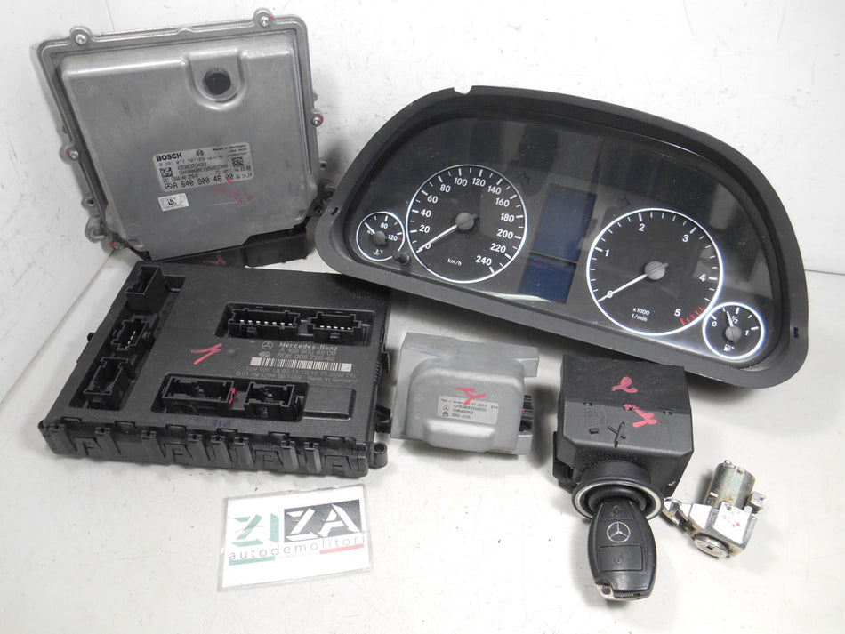 Kit Chiave ECU Mercedes W169 Res A180 2.0 80kw 640940 2010 A6409004600