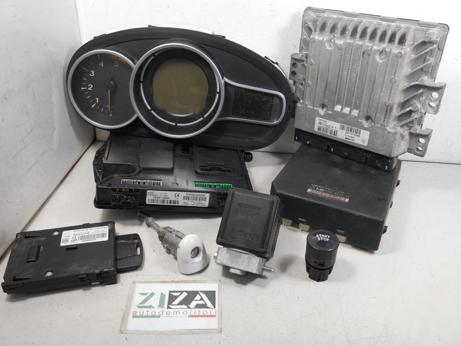 Kit Chiave ECU Renault Megane III Sportour 1.5 DCI 110cv K9KR8 2011 237101454R 284B17288R