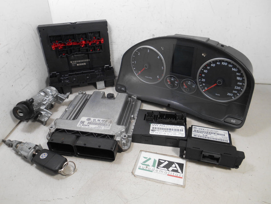 Kit Chiave ECU VW Tiguan 2.0 140cv CBA 2008 03L906022GT 0281015192