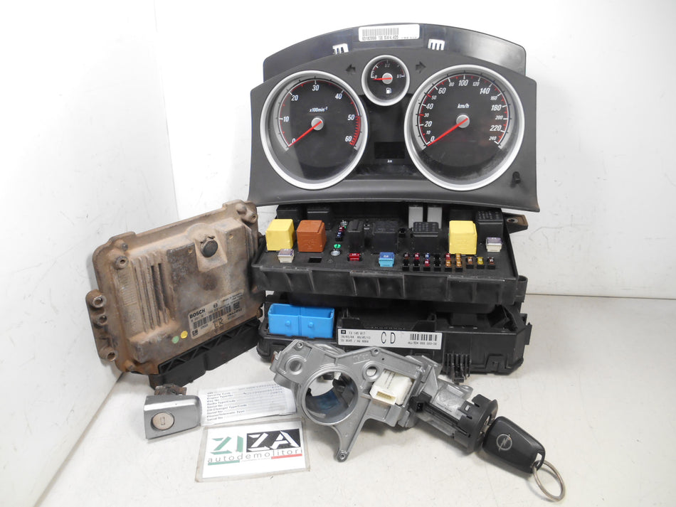 Kit Chiave ECU Opel Astra H 1.7 CDTI 74kw Z17DTH 2004 12992628 0281011380