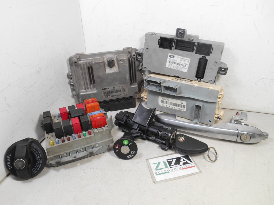 Kit Chiave ECU Alfa 147 1.9 JTDm 120cv 937A3000 2007 51806557 50504851