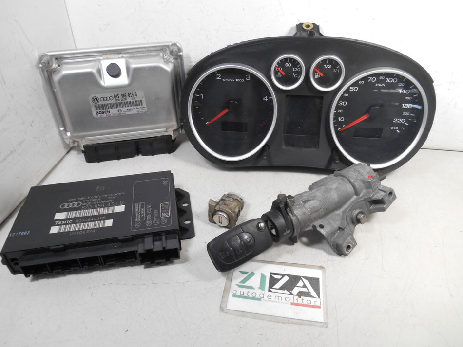 Kit Chiave ECU Audi A2 1.4 TDI 55kw 75cv AMF 2002 045906019G 0281010220