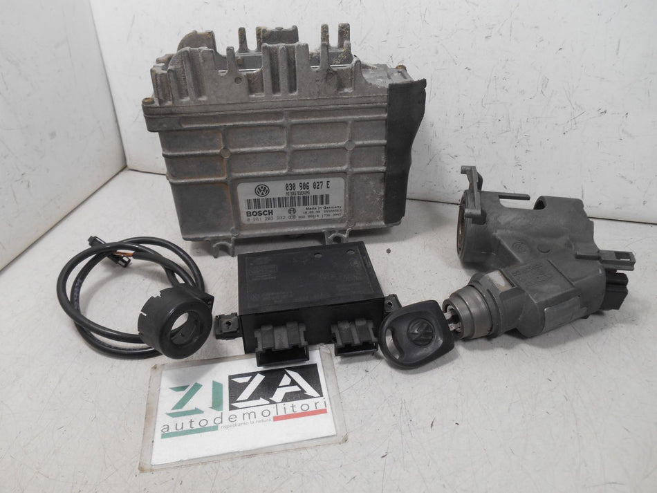 Kit Chiave ECU VW Polo 6N 1.0 37kw AER 1998 030906027E 6H0953257A