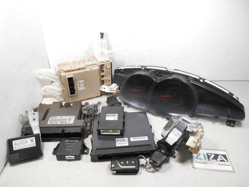 Kit Chiave ECU Toyota Verso 1.6 D4-D 16V 82kw 112cv 1WW 2015 89661-0F580 0281030788