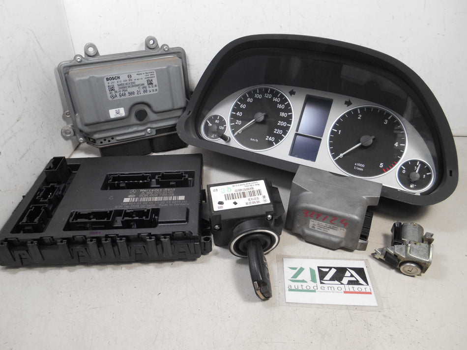 Kit Chiave ECU Mercedes W169 A180 2.0 80kw 109cv 640940 2010 A6409002100