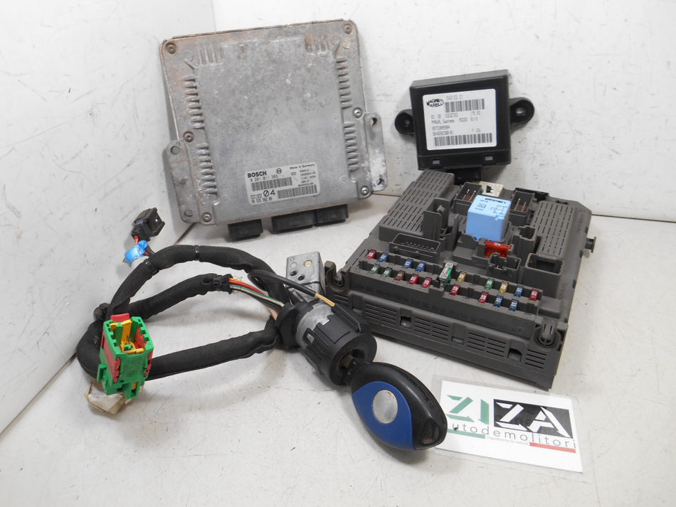 Kit Chiave ECU Fiat Ulysse 2.2 JTD 94kw 128cv 4HW 2003 9652590280