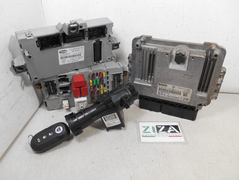 Kit Chiave ECU Lancia Delta 844 1.6 120cv 198A2000 2009 51853776 51826466 51826465