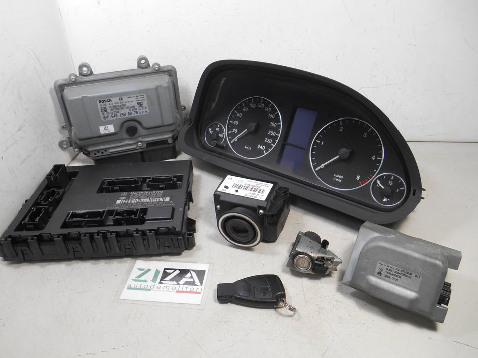 Kit Chiave ECU Mercedes W169 A180 2.0 CDI 80kw 640940 2006 A6401508079 0281013030