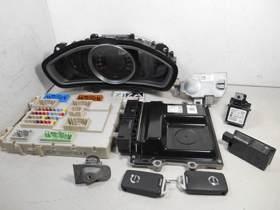 Kit Chiave ECU Volvo V40 2.0 120cv D4204T8 2017 31452623 31453132 31453103