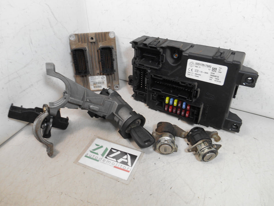 Kit Chiave ECU Fiat Grande Punto 1.2 48kw 65cv 2006 51784956 IAW5SF3.M1